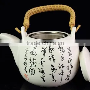Hot Sale 600cc Chinese Traditional Calligraphy Tea Pot thumbnail-2