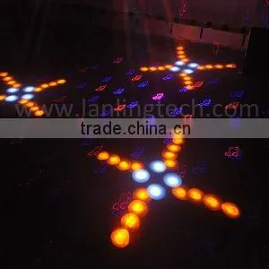 3 Claw Moonflower 18W RGBYW LED Light and 500mW RB Animation Twinkling Laser Light thumbnail-3