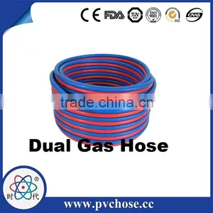 6mm 9mm Pvc and Rubber Oxyen Acetylene Twin Hose,pvc and Rubber Mono-hose,green and Red Twin Welding Hose for Air thumbnail-4