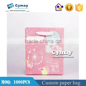 Fast Prodcution Coated Paper Shopping Bag , Custom Paper Bag MOQ 500Pcs thumbnail-1