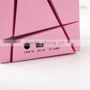 2015 Promotional Manufacturer Cube Bluetooth Speakers With LED Lights thumbnail-4