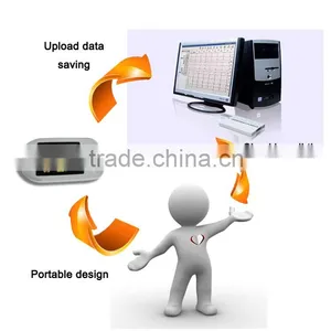 Portable Patient ECG Monitor for Personal Use Heart Rate Monitor thumbnail-4
