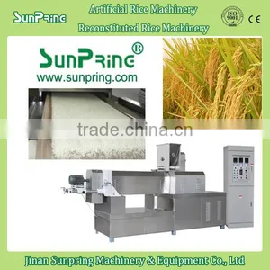 Hot Sale Twin Screw Sunpring Artificial RIce Machine, Instant Rice Reconsititued Rice Production Line thumbnail-2