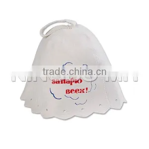 Sauna Cap With Embroidery for the Russian Bath thumbnail-1
