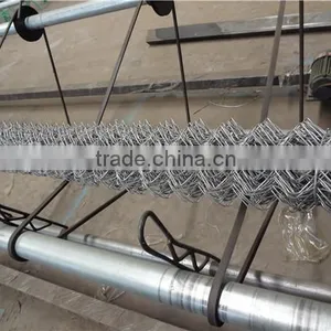 Automatic Chain Link Fence Diamond Mesh Making Machine to Make Wire Mesh Fence China thumbnail-4