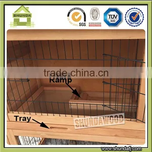 SDR001L-T Wholesale Double Decker Metal Try Rabbit Hutch Designs thumbnail-5