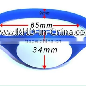 Waterproof Passive RFID Make Rubber Bracelets With Classic 1K Chip by China Factory thumbnail-2
