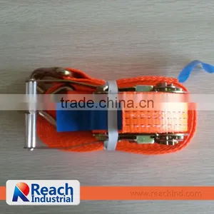 Cargo Control Ratchet Tie Down Lashing Belt Strap for Truck Accessories thumbnail-2