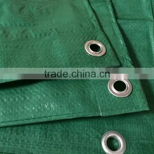 HDPE Woven Laminated With Aluminum Foil Plastic Raw Material Storage Agriculture Tarpaulin thumbnail-1