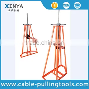 5 Ton Mechanical Cable Drum Stand Cable Reel Stand thumbnail-1