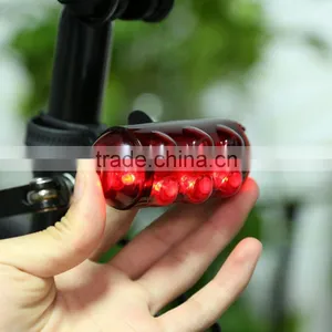 SunDing 10 LEDs Inside 8 Modes Waterproof Taillight MTB Road Bike Super Bright Seatpost Warning Light thumbnail-2
