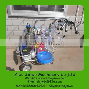 Cow Milking Machine With Transparent Milk Bucket thumbnail-1