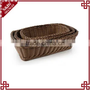 S&D Round Black Plastic Kitchen Storage Basket thumbnail-1