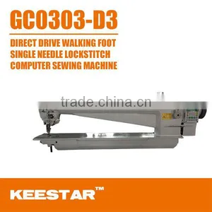 Keestar GC0303-D3 Flat Bed Heavy Duty Walking Foot Leather Sewing Machine thumbnail-1