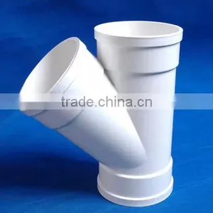 China Manufacturer Pvc Pipe Fittings , Pvc Slant Tee thumbnail-2