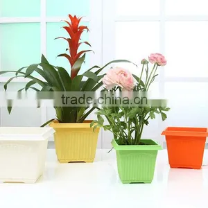Square Flower Pot Garden Decoration & Cheap Square Plastic Flower Pot thumbnail-1