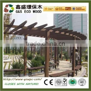 2017 Eco-friendly Composite Outdoor Waterproof Wpc Pergola thumbnail-1