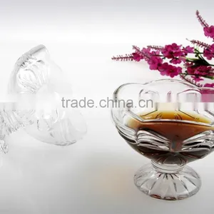 Bowknot Design Glass Salad Bowl Icecream Glass Cup Icecream Glass Bowls thumbnail-5