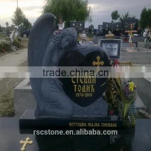 Cheap Granite Tombstone With Cross thumbnail-1