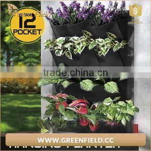 Vertical Pockets Garden Plants Grow Felt Planter Bags thumbnail-6