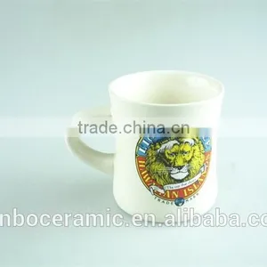Ceramic Enamel Mug, Printed Enamel Mugs Stoneware Customized 12 Oz Promotion Mugs thumbnail-3