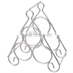 Champagne Wine Bottle Holder for 3 Bottles thumbnail-1