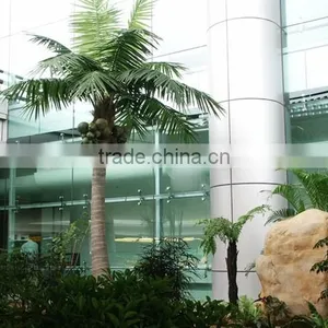 Home Garden Edging Decorative 5ft to 16ft Height Outdoor Artificial Green Plastic Palm Trees EDS06 0840 thumbnail-4