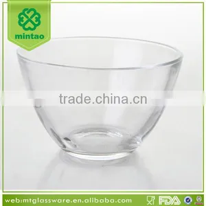 Machine Made Clear Crystal Glass Salad Bowl thumbnail-1