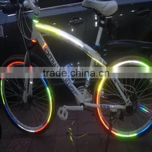 Hot New Arrival!16 Pcs Strips Wheel Sticker 21" Reflective Rim Tape Bike Motorcycle Car Tape 7 Colors Cheap Z1 thumbnail-2
