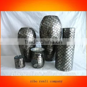 Hotel Favors Color Antique Brown Glass Vase thumbnail-1