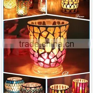 Different Types of Candle Holders Glass Reflective Candle Holder thumbnail-6