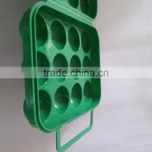 Portable Plastic Egg Holder Tray Holds up to 12 Eggs thumbnail-5
