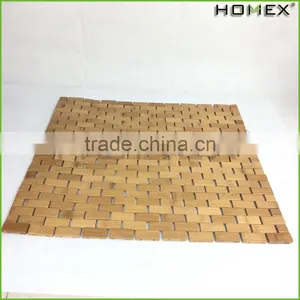 Excellent Non-slip Bathroom Floor Mat in Bamboo Homex-BSCI thumbnail-1