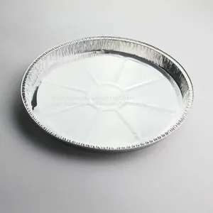 Round Disposable Aluminum Foil Baking Pizza Pan With Lids thumbnail-5