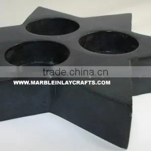 Star Shape Stone Candle Lamp thumbnail-1