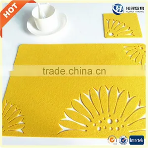 Wholesale Customized Cheap Handmade Wool Felt Drink Coasters in Stock thumbnail-6