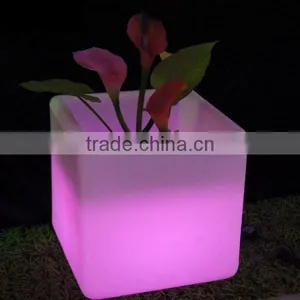 Plastic LED 16 Colors Changing Glowing Cubic Tank Ice Pot for Wine / Beer / Decor thumbnail-3