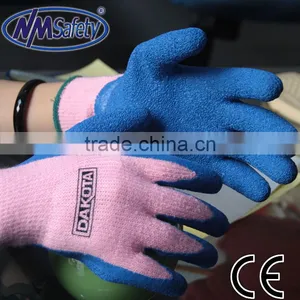 NMSAFETY Warm Fleece-lined Latex Safety Glove thumbnail-1