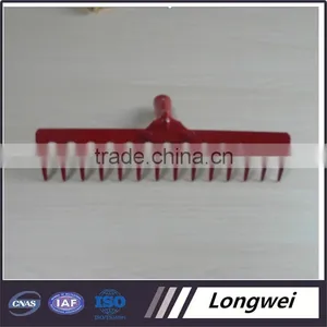Hand Tools Steel Garden Rake Head R106 With Wooden Handle for Sale thumbnail-1