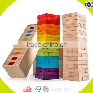 Wholesale Intelligent Wooden Baby Building Blocks Toy Creative Wooden Baby Building Blocks Toy for Fun W13D143 thumbnail-1