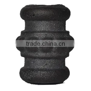 Ornament Cast Iron Fence&gates Collars and Bushes,round Base thumbnail-2