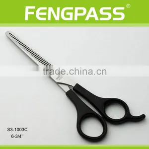 S3-1003C 6-3/4" Inch 2CR13 Stainless Steel Blade With ABS Handle Hair Thinning Hair Salon Scissors thumbnail-1