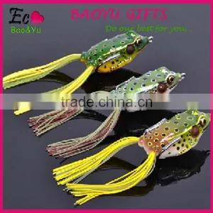 Model LYO3 Frog Super Soft Lures 55mm 14g Floating Fishing Bait thumbnail-1