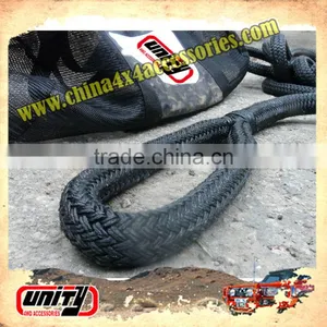 4WD Accessories Wholsaler Black Nylon Tow Rope Recovery Kit thumbnail-1