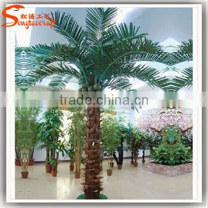 Latest Design All Kinds of Decorative Metal Palm Trees Canada Artificial Plastic Palm Tree thumbnail-2