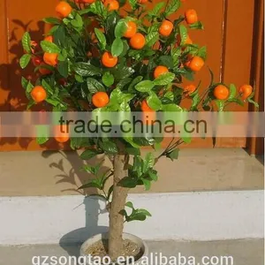 Wholesale Artificial Orange Bonsai Tree for Home Decoration thumbnail-2
