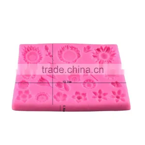 Sunflower Fondant Chocolate Mold Mold Arts DIY Baking Cake Decoration Mould Tool 1688 Agent thumbnail-3