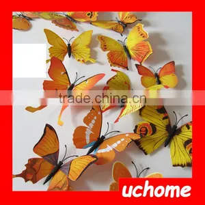 UCHOME Adhesive 3d Butterfly Tattoo Sticker Dome Stickers Custom 3d Dome Sticker Made In China thumbnail-1