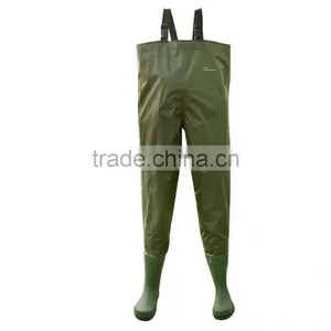 High Quality Fishing Wader 100% Waterproof Camo Chest PVC Wader thumbnail-1