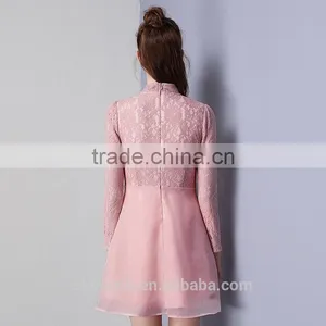 Winter Chinese Traditional Elegant Plain Velvet Cheongsam Dresses for Women thumbnail-3